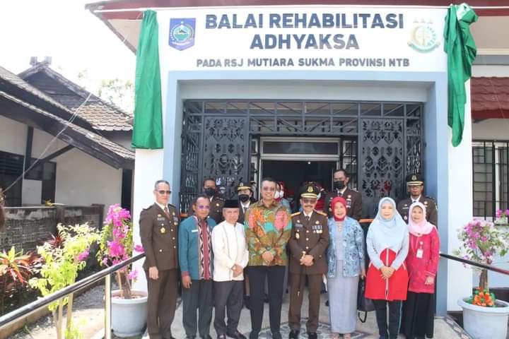 LAUNCHING BALAI REHABILITASI ADHYAKSA PADA RUMAH SAKIT JIWA MUTIARA SUKMA